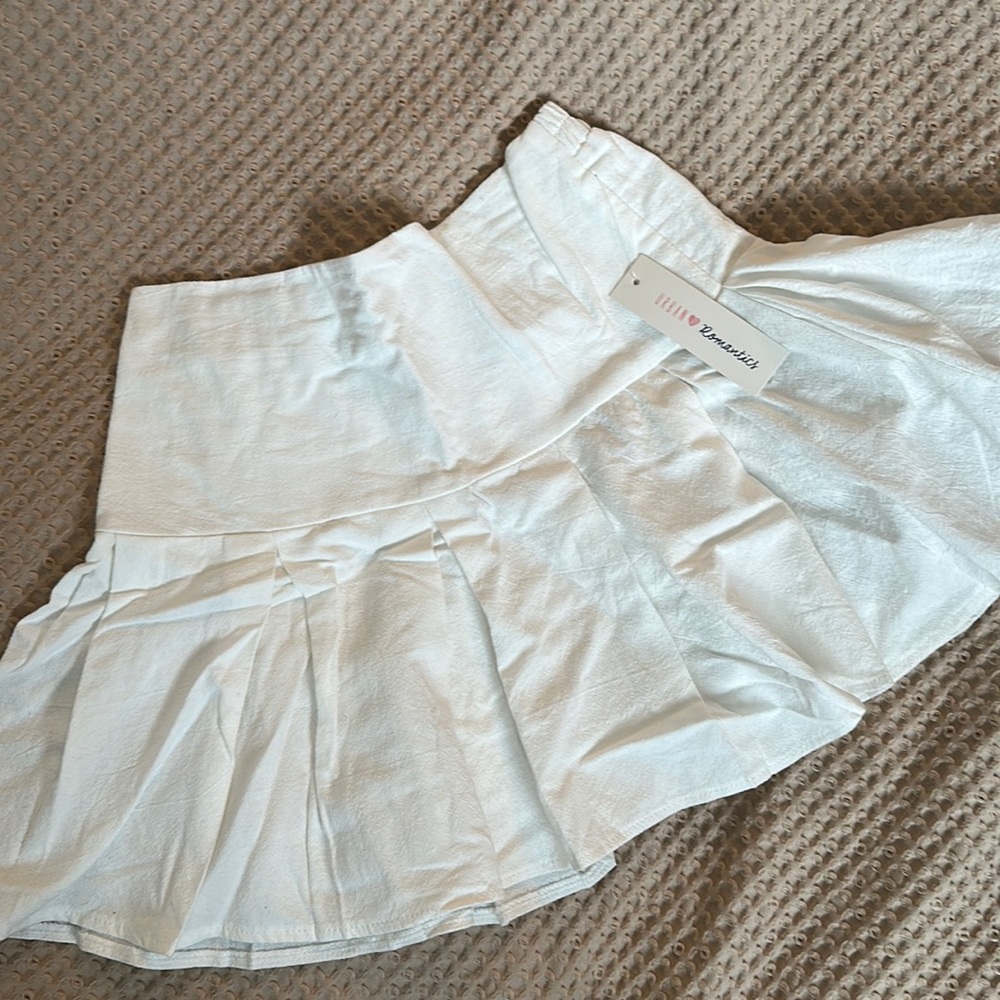 White Mini Skirt